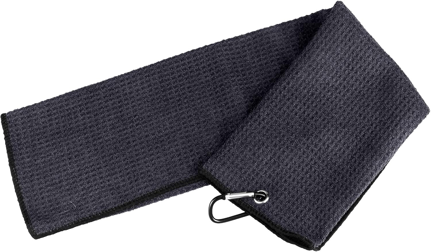 3 Pack Golf Towel Clean Set| Microfiber Waffle Pattern Tri-Fold Golf Towel | Brush Tool Kit with Club Groove Cleaner |Golf Accessories for Men, Women (Black/Gray Towel+ Gray Brush)